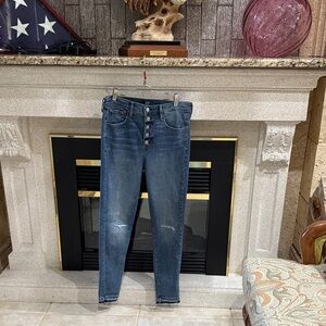 GAP Women's Dark Blue Skinny Jeans